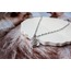 Cristal Hearth Steel Necklace
