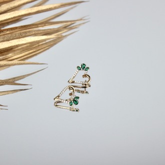 Zümrüt Steel Earing