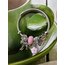 Pandora Model Pembe Papatya Charm Çelik Bileklik