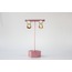 Nacreous Hoop Steel Earring