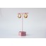 Asimetric Hoop Steel Earring
