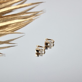 Key Steel Earring