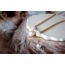 Pearly Hearth Steel Necklace