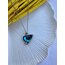 Blue Hearth Steel Necklace