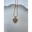 Swarovnski Hearth Steel Necklace