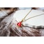 Red Skirt Steel Necklace