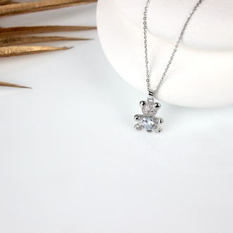 Happy Bear St. Necklace