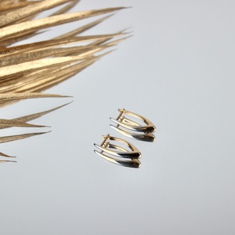 D Steel Earring