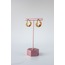 Asimetric Hoop Steel Earring
