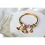 Pandora Model Pembe İnci Charm Çelik Bileklik