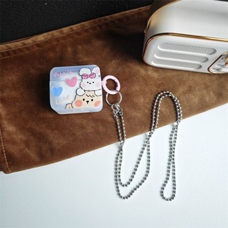 Tavşan Desenli + Kolye Airpods Kılıf