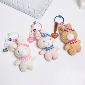 Tavşan Peluş Anahtarlık