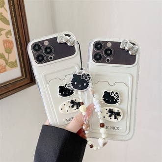 3D Hello Kitty Kartlık Kılıfı + Charm