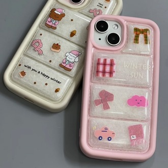 Şal Araba Desen Tüyü Ceketli iPhone Kılıfı