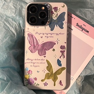 Renkli Kelebek İphone Kılıf