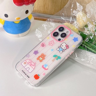Sevimli Hello Kitty Desenli Iphone Kilif