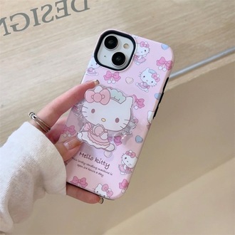 Hello Kitty Desenli İp Kılıf + H.K Holder