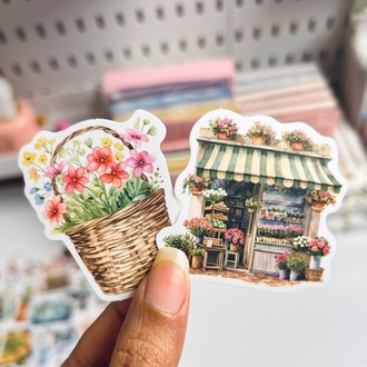 50 Desen yaratıcı retro uzun tatil Su Geçirmez Stickers