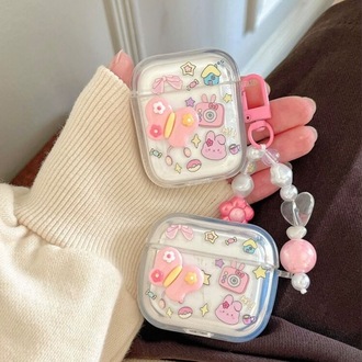 3D Kelebek Desenli Airpods Kılıf