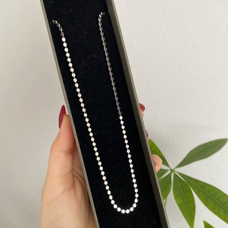 Solène Dot Chain Çelik Kolye 