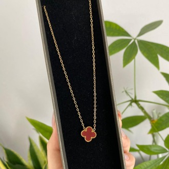 Lunière Clover Charm Kolye - Gold