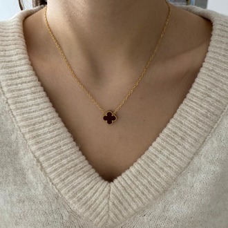 Lunière Clover Charm Kolye - Gold