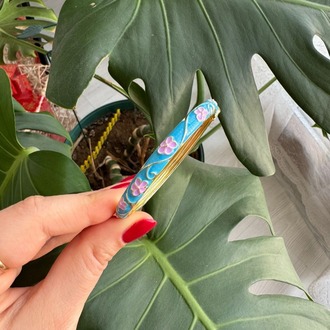 Gardenia Mineli Bileklik – Açık Mavi