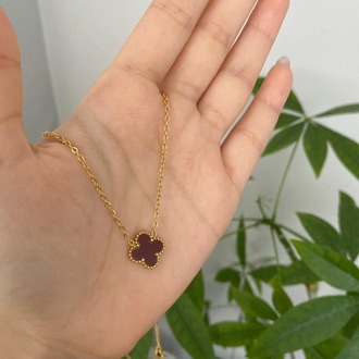Lunière Clover Charm Kolye - Gold