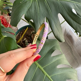 Gardenia Mineli Bileklik – Lila