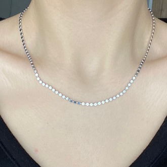 Solène Dot Chain Çelik Kolye 