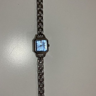 IceBlue Vintage Metal Saat – Silver