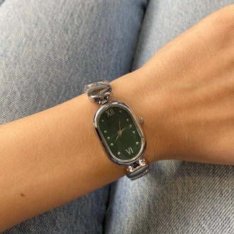 Emerald Shine Kadın Saat – Silver Green
