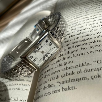 Retro Roman Silver Kadın Kol Saati