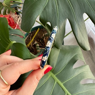 Gardenia Mineli Bileklik – Gece Mavisi