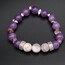 Picture Jasper, Ametist ve Pembe Kuvars Bileklik