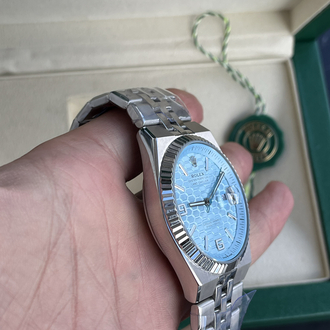 Rolex Land-Dweller Mavi Kadran