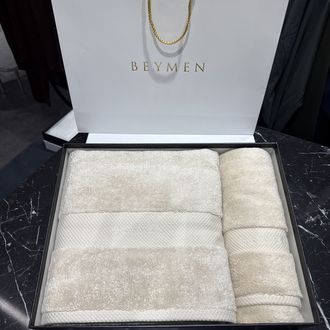 Premium Duş Vücut ve Baş Havlusu 