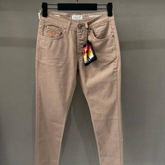 Premium Jacob Cohen Tensel Kumaş Kot Pantolon(1575-Camel)