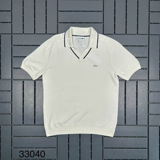 V Yaka Triko Polo Yaka (33040-Beyaz)