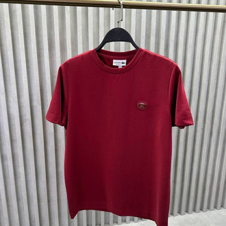 Yeni Demir Logo Modal Kırışmayan Kumaş T-shirt (15052-Bordo)