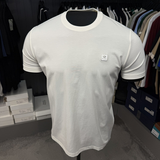 İthal Lora Piana T-shirt Kırışmayan Kumaş (9432-Beyaz)
