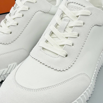 Hermes Beyaz Deri Sneakers (İTHAL ÜRÜN)