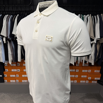 İthal Dolce Gabbana Polo Yaka Kırışmayan Kumaş (10081-Beyaz)