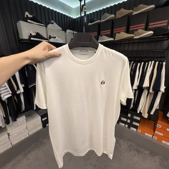 İthal Moncler T-shirt Kırışmayan Kumaş (418-Beyaz)