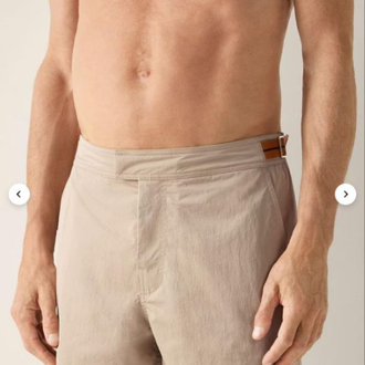 Zegna Premium Deniz Şortu ve Şort Kapri (5165-Bej)