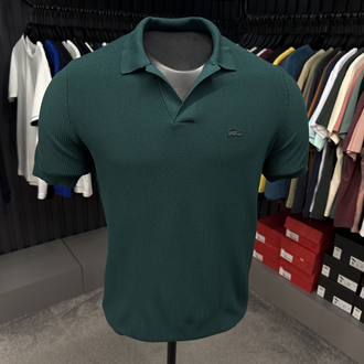 Örme V Triko Polo Yaka (Petrol Yeşili-33036)