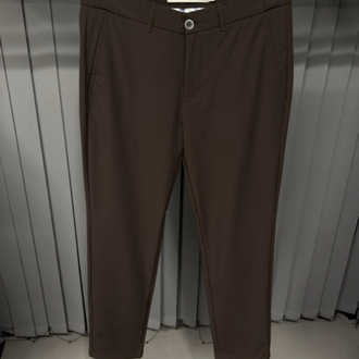 Premium Kırışmayan Kumaş Jogger Pantolon(1093-Kahve)