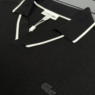 V Yaka Triko Polo Yaka (33040-Siyah)