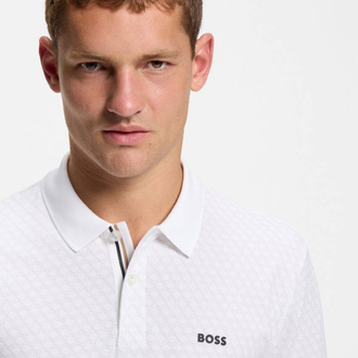 Boss Triko Polo Yaka (Lacivert-33057-Beyaz)