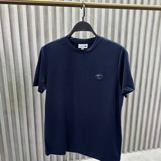 Yeni Demir Logo Modal Kırışmayan Kumaş T-shirt (15052-Lacivert)